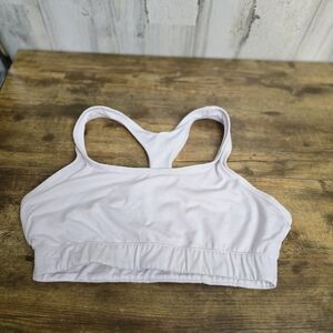Balance Collection Light Pink/white Sports Bra Womens Size XL 38C/D